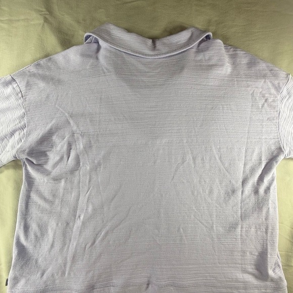 Talbots Womens Size L Light Purple Textured Knit UPF 50 UPF Casual sun protect - Picture 7 of 7